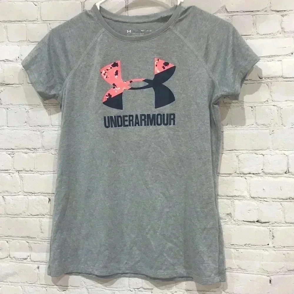 Under Armour Girls Graphic Tee Size Large